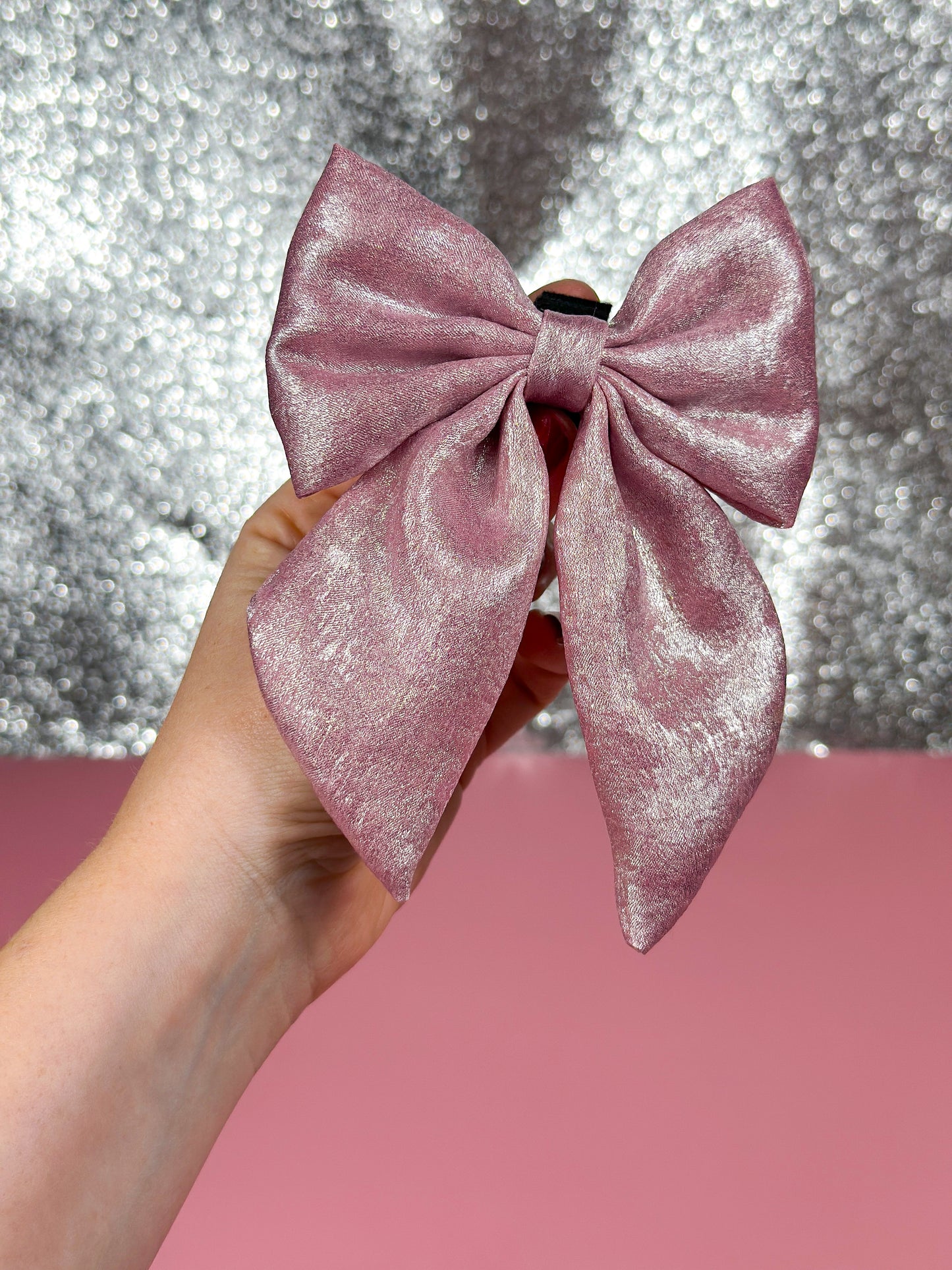 The Pink Pearl Bow Tie