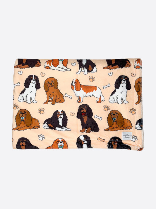 The Cavalier Dog Blanket - Beige