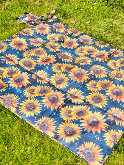 The Sunflower Field Picnic Mat
