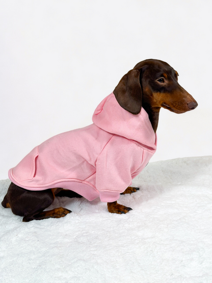 Dog Hoodie - Baby Pink