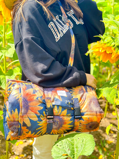 The Sunflower Field Picnic Mat