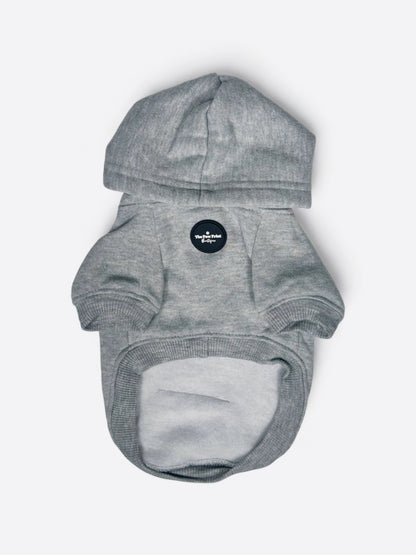 Dog Hoodie - Light Grey