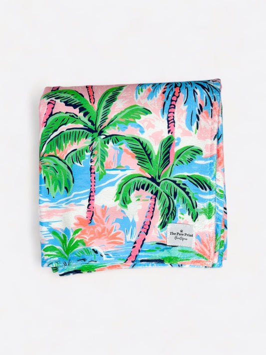 The Palm Tree Paradise Beach Towel