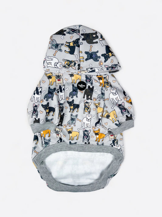 The French Bulldog Dog Hoodie - All Over Print