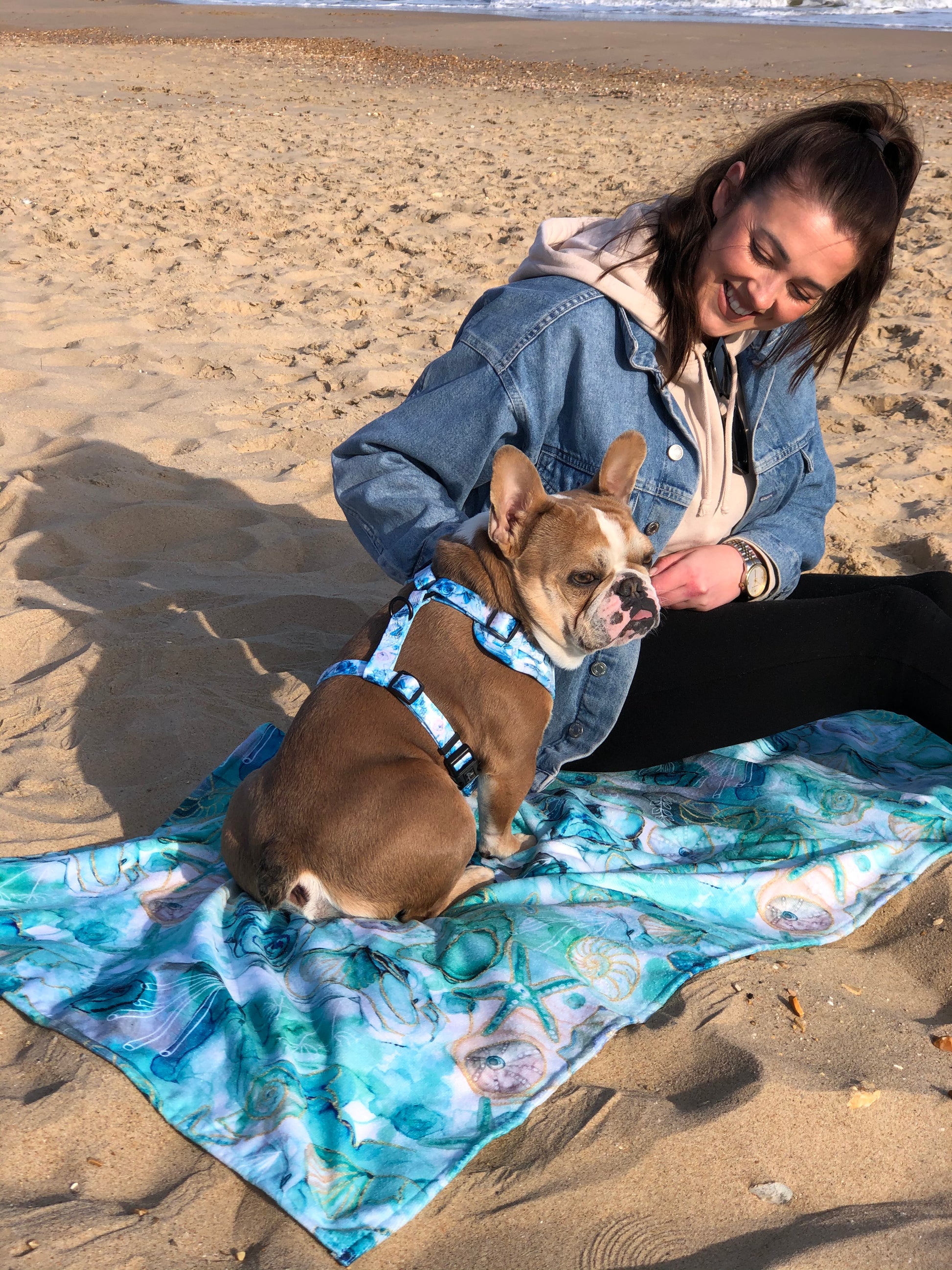 Paw print beach sales towel