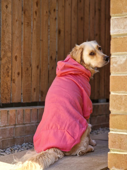 Dog Hoodie - Hot Pink