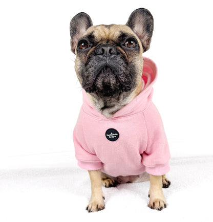 Dog Hoodie - Baby Pink