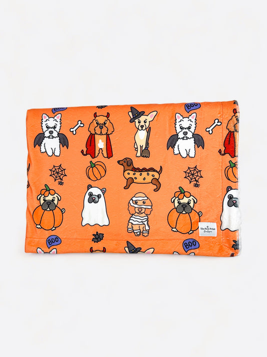 The Happy Howloween Dog Blanket