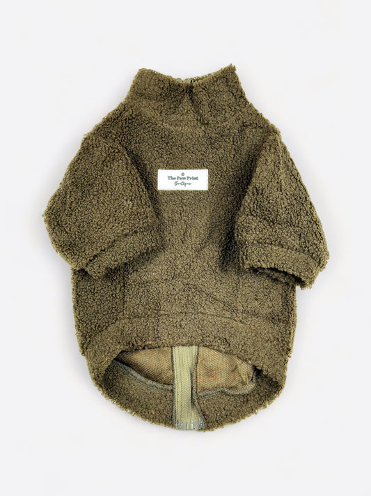 The Khaki Teddy Fleece